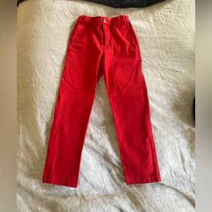 Boys size 8 red Vineyard Vines pants